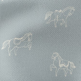 Line Style Horses Waterproof Canvas