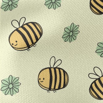 Gentle And Cute Bee Waterproof Canvas