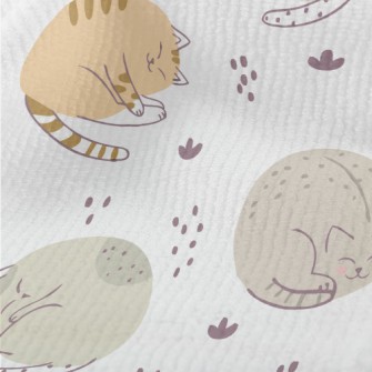 Relaxed And Comfortable Cat Terry