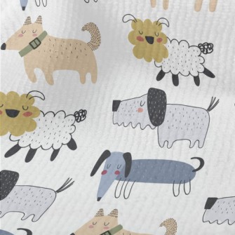 Various Hand-painted Cute Dogs Terry