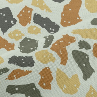 Italian Brown Irregular Patter Performance Linen