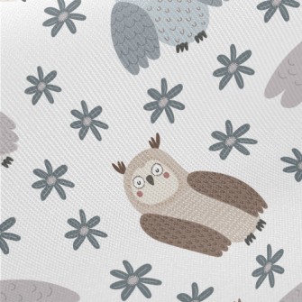 Gentle And Casual Owl Twill
