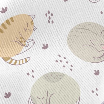 Relaxed And Comfortable Cat Standard Corduroy