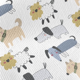 Various Hand-painted Cute Dogs Standard Corduroy