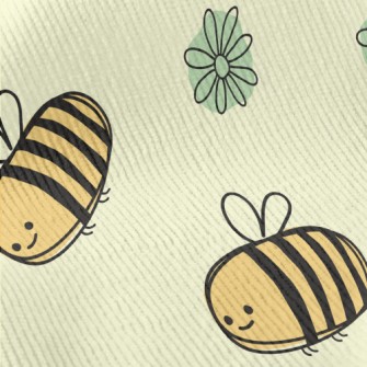 Gentle And Cute Bee Standard Corduroy