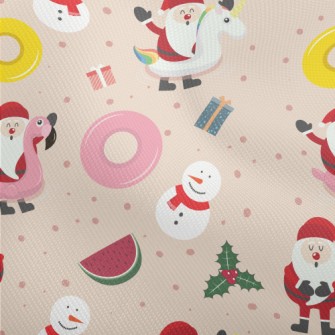 Children Santa Claus And Snowm Dobby