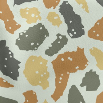 Italian Brown Irregular Patter Stretch Ponte