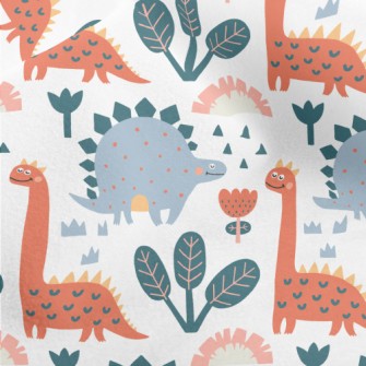 Children's Silly Dinosaur Micro Fleece