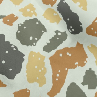 Italian Brown Irregular Patter Micro Fleece