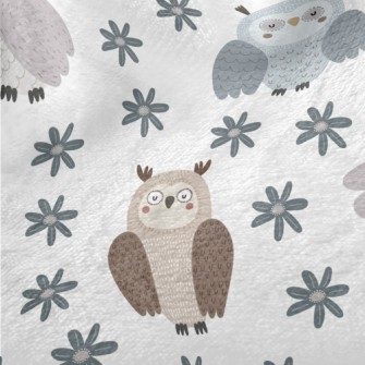 Gentle And Casual Owl Minky