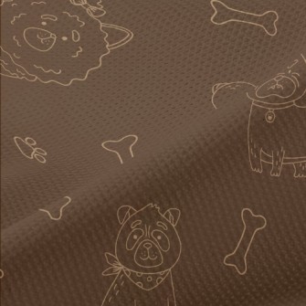 Simple Line Dog Piqué