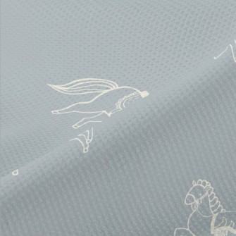 Line Style Horses Piqué