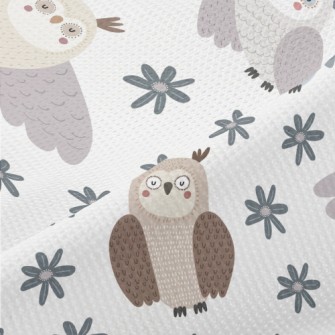Gentle And Casual Owl Piqué