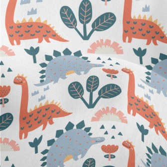 Children's Silly Dinosaur Lightweight Performance Linen