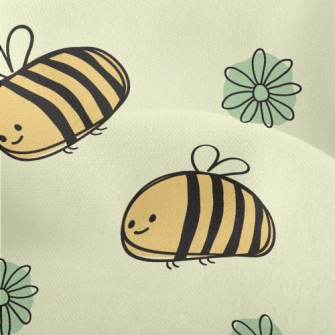 Gentle And Cute Bee Lightweight Performance Linen