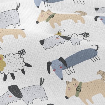 Various Hand-painted Cute Dogs Modern Jersey