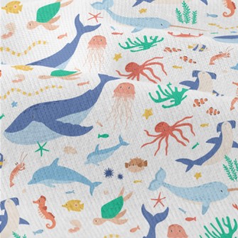 Cute Different Marine Creature Modern Jersey
