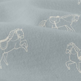 Line Style Horses Modern Jersey