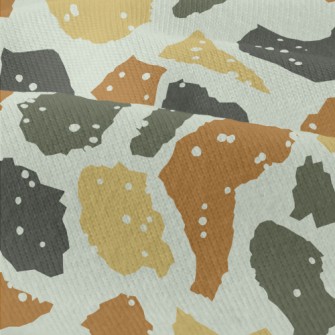 Italian Brown Irregular Patter Modern Jersey