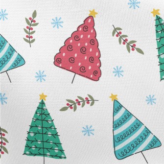 Colorful Hand Drawn Christmas  Pongee