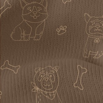 Simple Line Dog Stretch Jersey