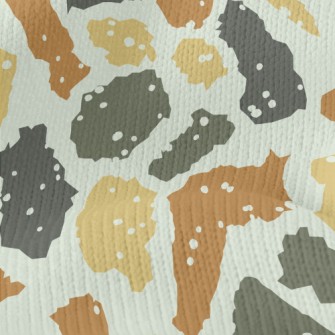 Italian Brown Irregular Patter Stretch Jersey