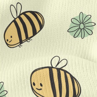 Gentle And Cute Bee Stretch Jersey
