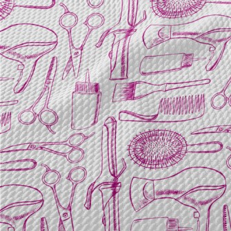 Professional Hair Cutting Tool Birdseye Piqué