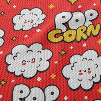 Smiley Popcorn Birdseye Piqué