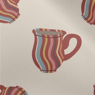 Simple Striped Cup Chiffon