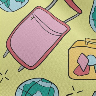 Around The World Luggage Chiffon