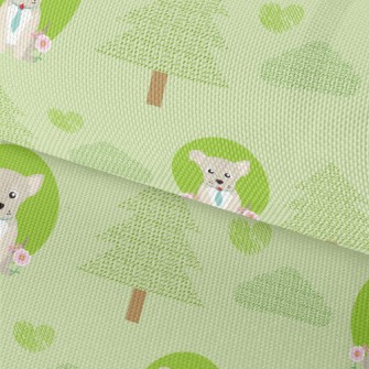 Little Forest And Dogs Waterproof Oxford