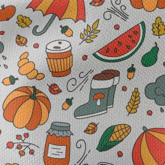 Harvest Pumpkin Corn Jam Waterproof Canvas