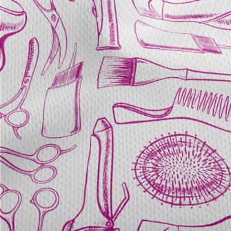 Professional Hair Cutting Tool Athletic Mesh Flat Back