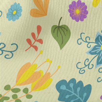 Fantasy Fairytale Flowers Terry