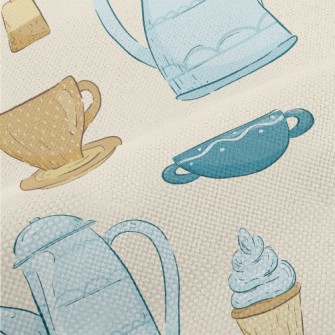 Elegant Afternoon Tea Snacks Performance Linen