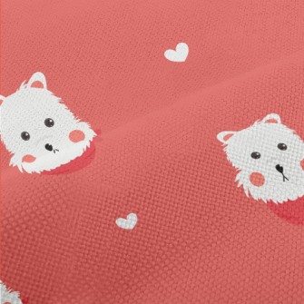 Blushing White Terrier Performance Linen
