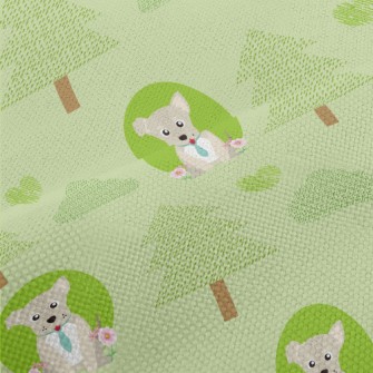 Little Forest And Dogs Performance Linen