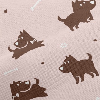 Running And Playing Puppy Performance Linen