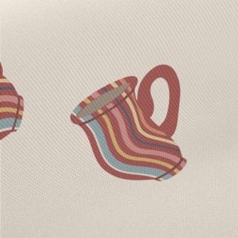 Simple Striped Cup Twill