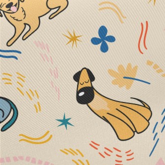 Golden Retriever Corgi Twill