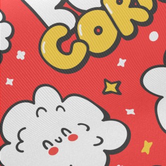 Smiley Popcorn Twill