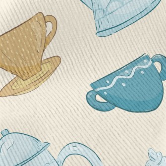 Elegant Afternoon Tea Snacks Standard Corduroy