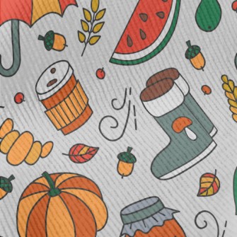 Harvest Pumpkin Corn Jam Standard Corduroy