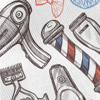 Shaving Barber Shop Standard Corduroy