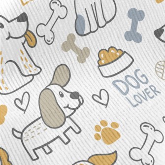 Favorite Cute Puppy Standard Corduroy