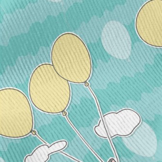 Little Gray Cat Loves Balloons Standard Corduroy