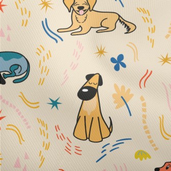 Golden Retriever Corgi Dobby