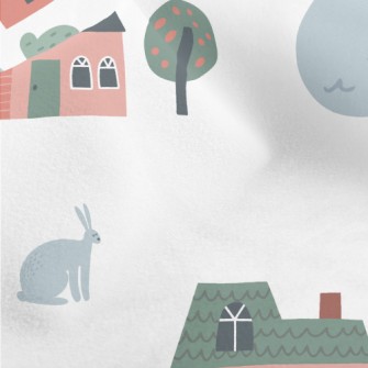 Cozy Country Cottage Micro Fleece