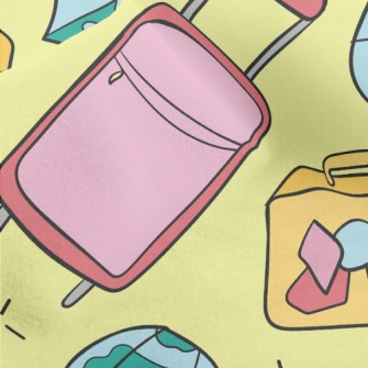 Around The World Luggage Micro Fleece